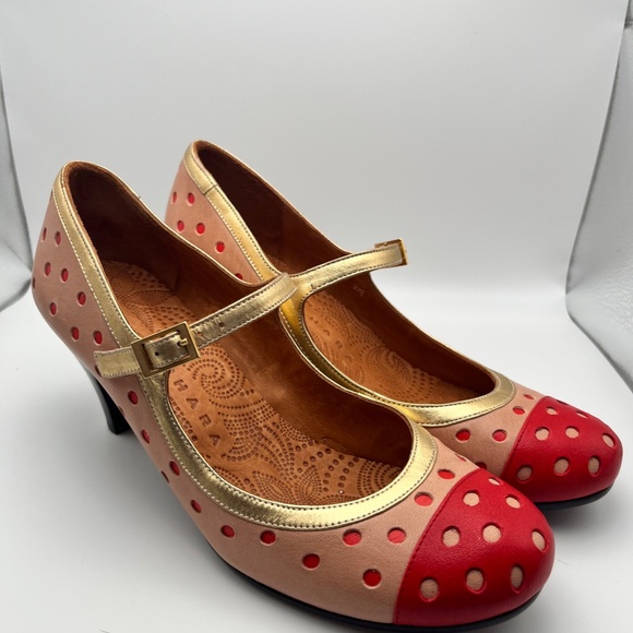 CHIE MIHARA Poker dot leather shoes  NEW IN BOX - Picture 2 of 9